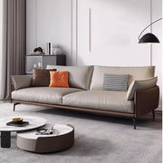 Carlo Nappa Leather Italian Design Sofa